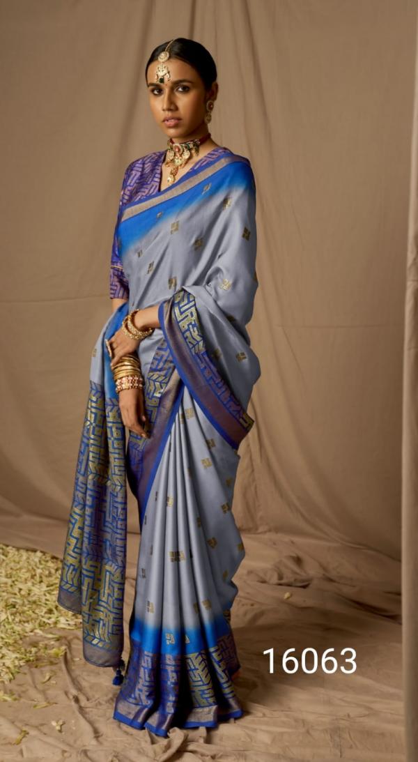 Kimora Meera Soft Silk Designer Soft Brasso Silk Saree Collection